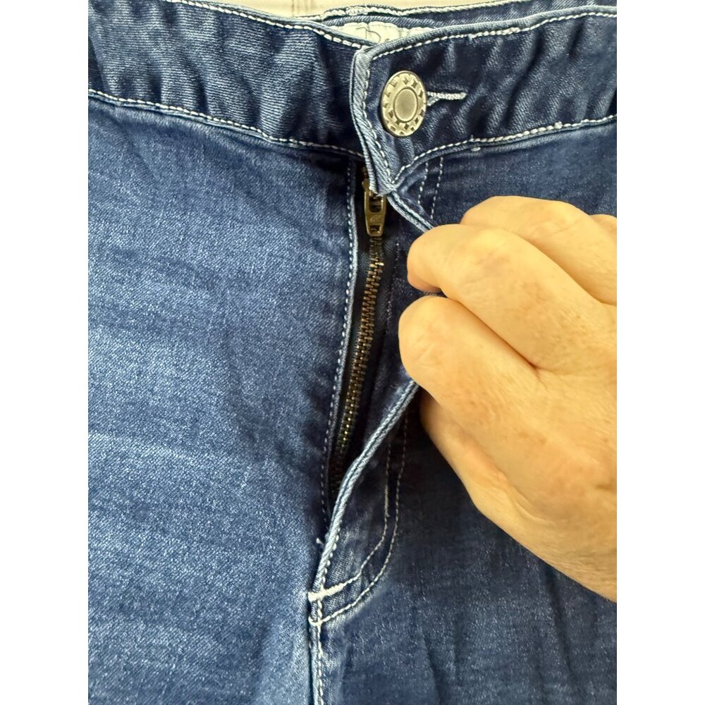 Cato Capris Womens Size 22W Classic Blue High Rise Casual Streetwear Denim *READ - Picture 3 of 7